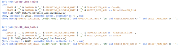 OCPM left join CaseID Link Table