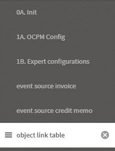 OCPM object link table