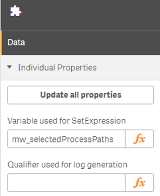 Process Analyzer - Individual properties